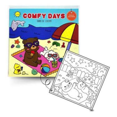 Imagem de Livro De Colorir Comfy Days Bobbie Goods Comfy Day Magic Kids Capa Dur
