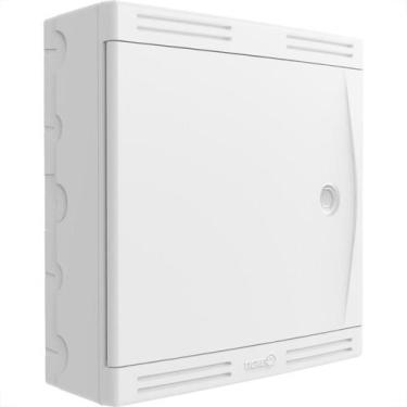 Imagem de Centrinho Tigre Pvc Sobrepor 30X30 Vdi (Voz / Dados / Imagem) Branco -