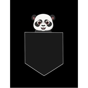 Imagem de Panda Pocket Panda In Your Pocket Panda Gift NOTEBOOK: Journal Gift 100 Pages, 8.5" x 11"