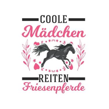 Imagem de Friesenpferd Tagesplaner: Coole Mädchen reiten Friesenpferde Friesen Pferd/Kalender 2023 & 2024 / Wochenplaner Tagesplaner Planer/Planungsbuch To-Do-Liste / 6x9 Zoll / 100 ausfüllbare Seiten