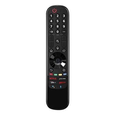 Imagem de MR21GC AN-MR21GC substitui o controle remoto de voz inteligente compatível com LG Smart TV OLED Series G1, C1, A1 QNED99 QNED90 NANO99 NANO90 NANO85 NANO80 NANO75 UP80 UP75