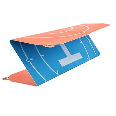 Imagem de VGEBY Landing Pad, RC Aircraft Landing Gear Drone Landing Pad Double‑Sided Waterproof Fast‑Fold Helipad Fit for DJI/Mini 2/Air 2S 50x50cm Modeling Accessories