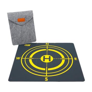 Imagem de MERIGLARE Drone Landing Pad Dupla Face RC Drone Acessórios À Prova D'Água Dobrável Heliporto Helicóptero Landing Pad Tapete para Adultos Ao Ar Livre, 43cmx43cm