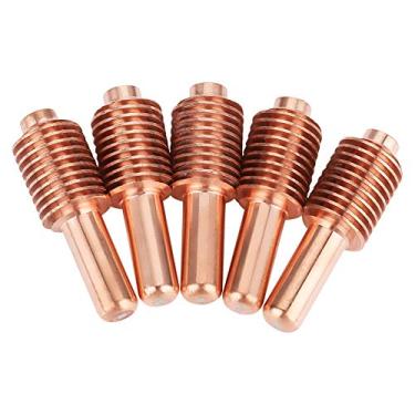 Imagem de 5 PCS Eletrodo de Cortador de Plasma Eletrodo de Cortador de Plasma Eletrodo de Tocha de Plasma Bocal de Eletrodo 120926 MAX1250 Eletrodos de Máquina de Corte Consumíveis para
