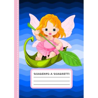 Imagem de Quadernone a quadretti 0,5 cm per 2 e 3 elementare con elfo: Quaderno a quadretti 5 mm per seconda e terza elementare, Quaderni piccolini, formato A4