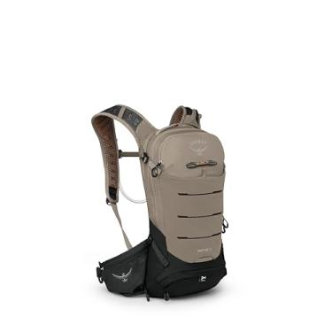Imagem de Osprey Mochila masculina para mountain bike com reservatório hidráulico, Frontão cinza, One Size, Mochila de mountain bike com reservatório hidráulico