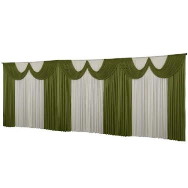 Imagem de Cortina Paris Malha Gel Enfeite Igreja Festas  9 metros - Dennis Confe