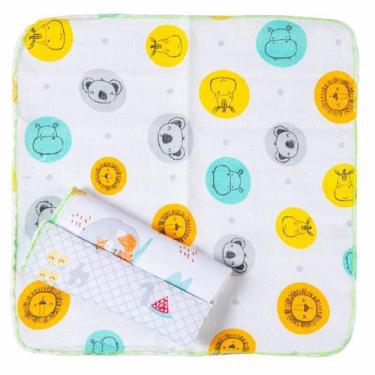 Imagem de Kit 6 Paninhos De Boca Estampado Para Bebê 30x30cm - Xukinha Saad, Neu