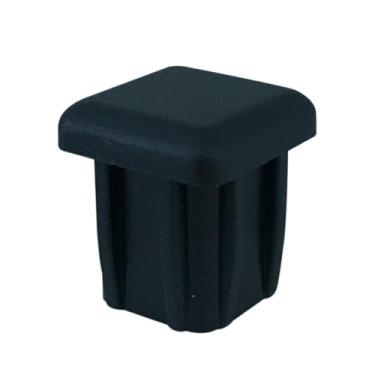 Imagem de Ponteira 16x16mm Preta para Tubos Quadrados, Proteção e Acabamento Durável em Plástico Resistente para Mesas, Cadeiras e Estruturas Metálicas - Escritex (16)
