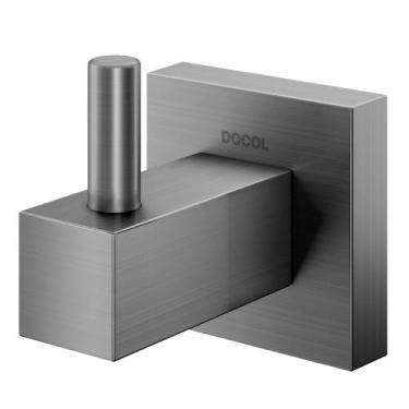 Imagem de Cabide Square Grafite Escovado Docol - DOCOL DOCOL