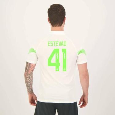 Imagem de Camisa Puma Palmeiras Treino 2023 Branca 41 Estevão, EG