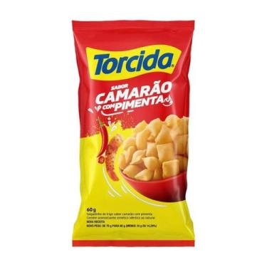 Imagem de Biscoito Salgadinho Torcida 60g C/10 Unidades, 10x Camarão C/ Pimenta