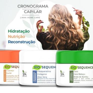 Imagem de CRONOGRAMA CAPILAR, PROFISSIONAL máscara de hidratação, reconstrução e