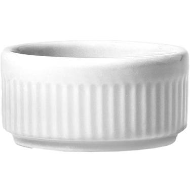 Imagem de Germer, Ramekin redondo em porcelana, modelo assar ou servir, refratária, Ø 7 cm, 85 ml, Branca