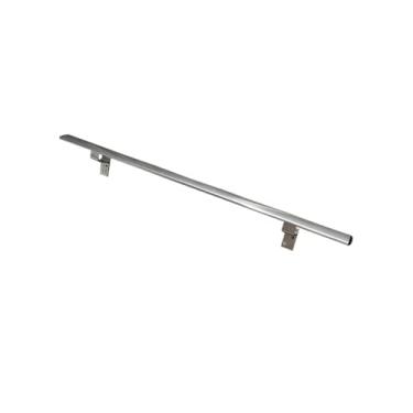 Imagem de Corrimão Chato 2 Metros Em Alumínio Polido Escada Parede(Brilho)