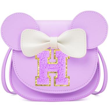 Imagem de OYLOLA Presentes de aniversário para meninas de 3, 4, 5, 6, 7 e 8 anos, bolsa infantil para meninas pequenas, presente para meninas, Roxo-roxo, H