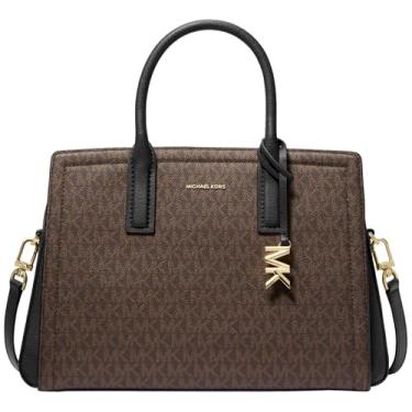 Imagem de Michael Kors Bolsa média Laila, Ferragens douradas/marrom/pretas, One Size