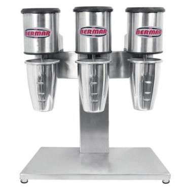 Imagem de Batedor de Milk Shake Triplo Bermar Industrial Profissional Bm74/Bm75,