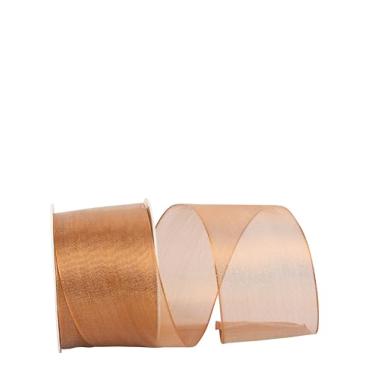 Imagem de Reliant Ribbon Fita clássica de malha com fio, 6,35 cm x 23 m, cobre
