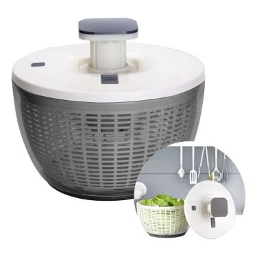 Imagem de Centrífuga de Salada com Cesta e Bowl Transparente 5L