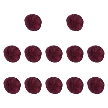 Imagem de WeiLaiKeQi Almofadas de limpeza para robô de limpeza de janelas, lavável, acessórios de limpador de janelas Pontas de substituição de capa de capa para vidro de, Red Brown 12 Peças