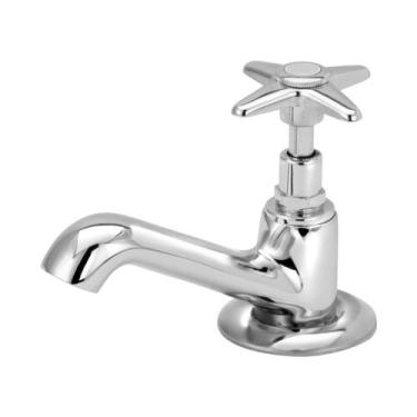 Imagem de Torneira De Pia Tradicional Metal Para Banheiro Mesa Simples - Um Novo