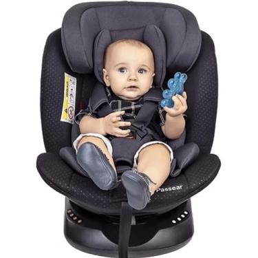 Imagem de Cadeirinha de Carro Passear Baby L'Única ISOFIX 360 0-36kg Preta