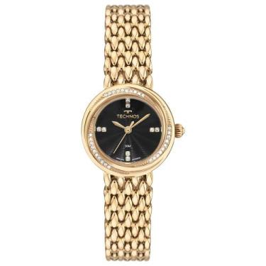 Imagem de Relógio Technos Feminino Mini Joia Dourado - 2035NBL/1P