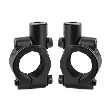 Imagem de JicSuXi Montagens genéricas de espelho de motocicleta de 8 mm 7/8 "instalação fácil adaptadores universais grampos para bicicleta utv scooter ciclomotor