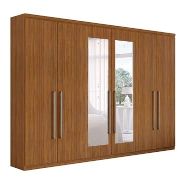 Imagem de Guarda-Roupa Casal com Espelho Alonzo New 6 pt 4 gv Rovere