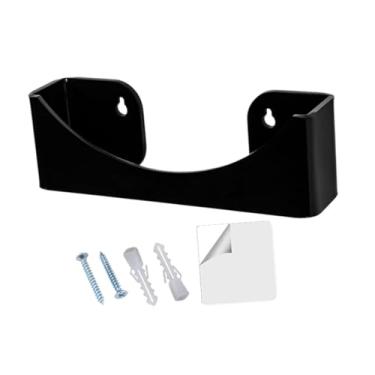 Imagem de WeiLaiKeQi Rack de chapéu de cúpula vertical para o organizador do chapéu de parede, montado na parede fácil de instalar espaço para economizar bola de beisebol, Black 1 Peça