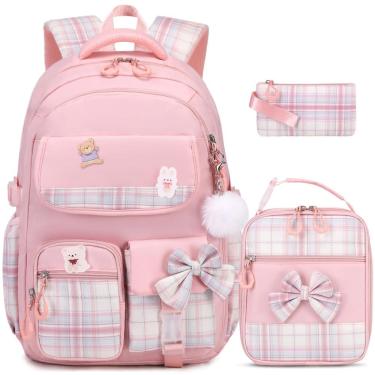 Imagem de Mochila ACESAK Girls Kindergarten Elementary School rosa