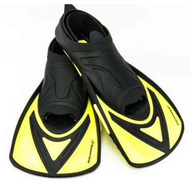 Imagem de Nadadeira Aqua Fins Hammerhead Unissex Preto/Amarelo 38/39