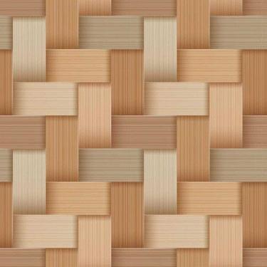 Imagem de Papel De Parede Personalizado Madeira 3D Clara Trançada 1,5m - DEKAL D