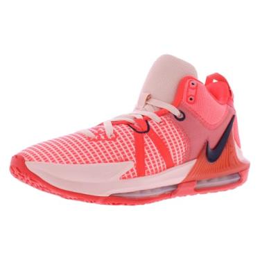 Imagem de Nike Lebron Witness 7 T nis de basquete masculino, Carmesim brilhante/roxo caverna, 10.5