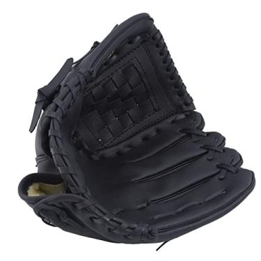 Imagem de Luva de beisebol para crianças/jovens/adultos desportos ao ar livre luva de beisebol equipamento de prática de softball tamanho 9,5/10,5/11,5/12,5 mão esquerda para adultos homem mulher treino