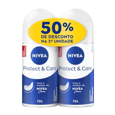 Imagem de NIVEA Kit Desodorante Antitranspirante Roll On Protect & Care 50ml