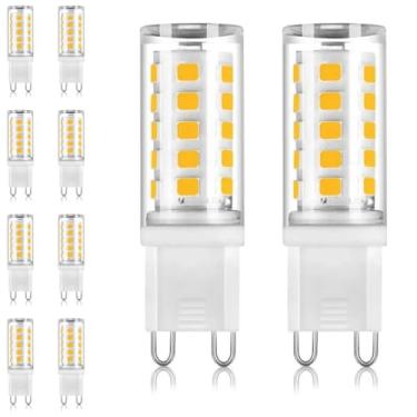 Imagem de Kit 100 Lâmpadas LED Halopin G9 5W Bivolt Branco Frio