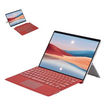 Imagem de Teclado Bluetooth Magnético Para Surface7/6/5/4/3 com Retroiluminação 2ª Versão Atualizada (Cor bordô)