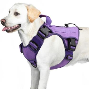 Imagem de Colete tático para cães WINGOIN Purple para cães grandes