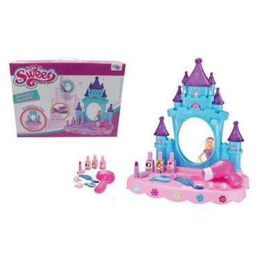 Imagem de Brinquedo Penteadeira Princesa Salão Beleza Com Acessórios - Wellmix