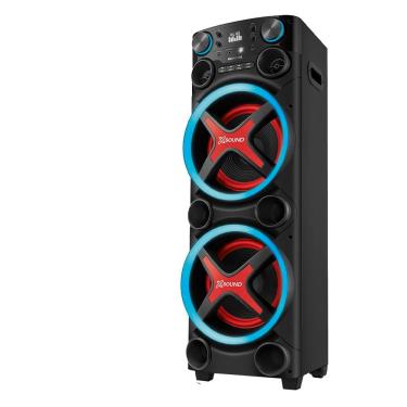 Imagem de Torre de Som Amplificada Mondial TM-2200 com Bluetooth, Função Passa Pasta e Integração com Guitarra e Microfone Bivolt - 2200W