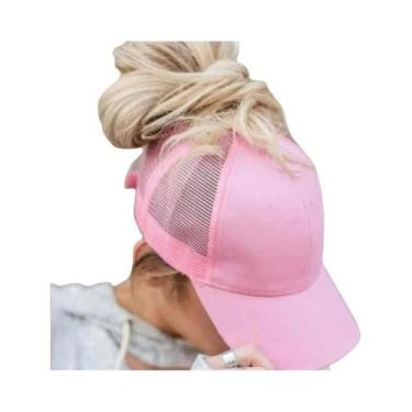 Imagem de Boné de Beisebol Preto Ajustável de Algodão - Para Mulheres, Casual, V