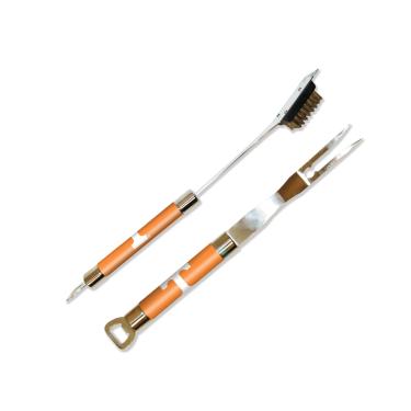 Imagem de NCAA Tennessee Volunteers Conjunto de limpador de garfo e grelha para churrasco
