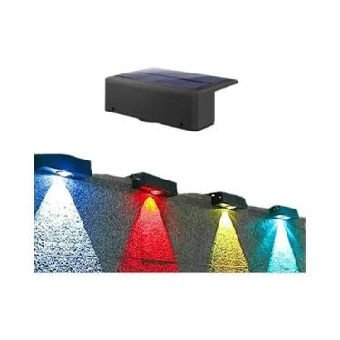 Imagem de Conjunto De Luz De Parede Solar À Prova D'água Para Iluminação Externa