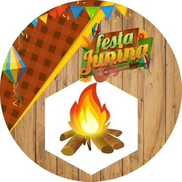 Imagem de Painel Redondo Veste Facil C/Elastico 1,50m Festa Junina (FJN028)