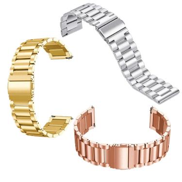 Imagem de Kit 3 Pulseiras Smartwatch Inox Relogio Inteligente 3 Elos