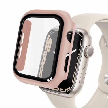 Imagem de Case Para Apple Watch 41Mm (Series 7) - Armor + Película Integrada Na Case - Rosa - Gshield