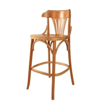 Imagem de Banqueta de Madeira Alemanha Caramelo Verniz