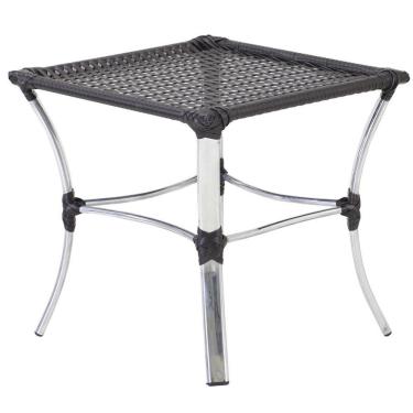 Imagem de Mesa De Centro Em Alumínio Para Cozinha Trama Original Preto
